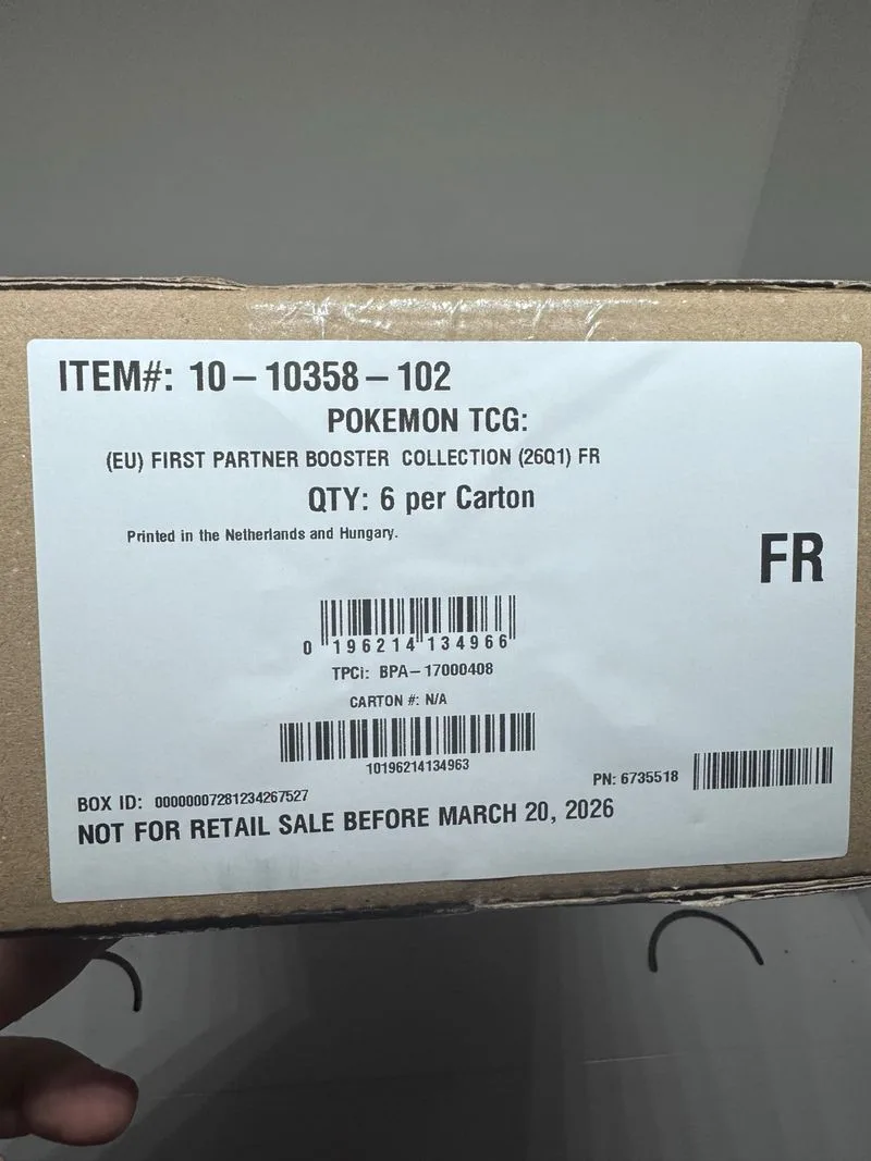 Case Pokemon TCG First Partner (6 unidades) 🇫🇷