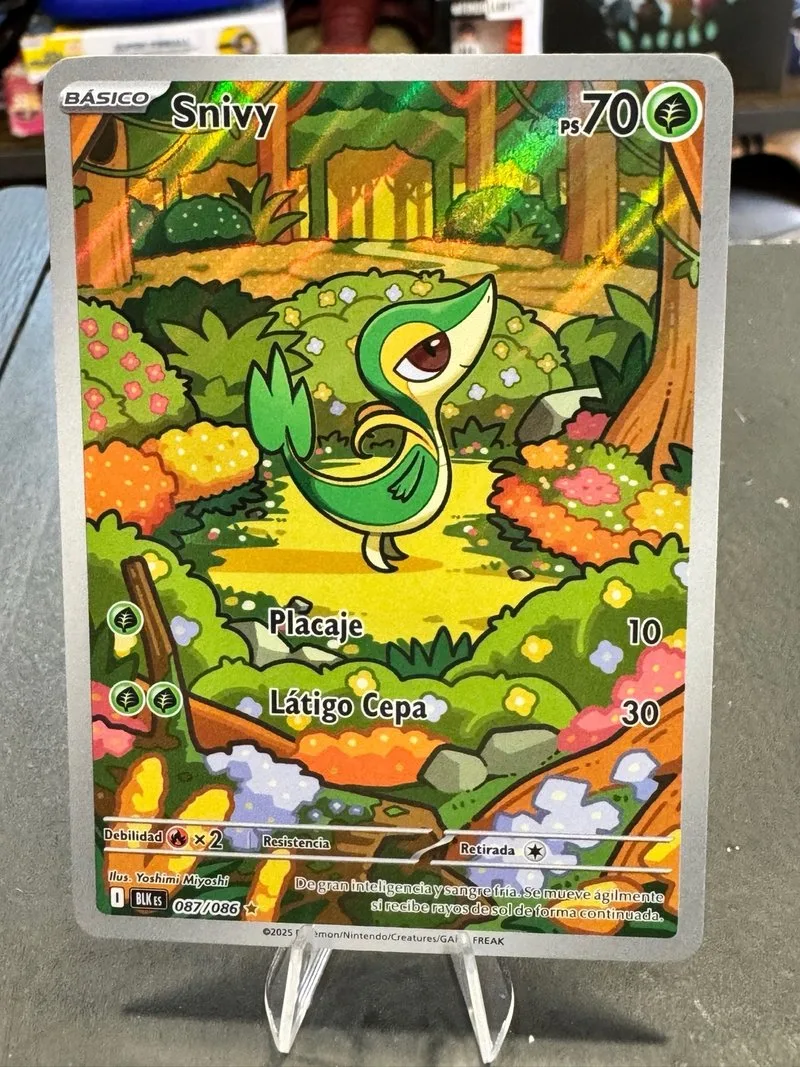 Carta Pokémon Snivy 087/086 Arte Completo