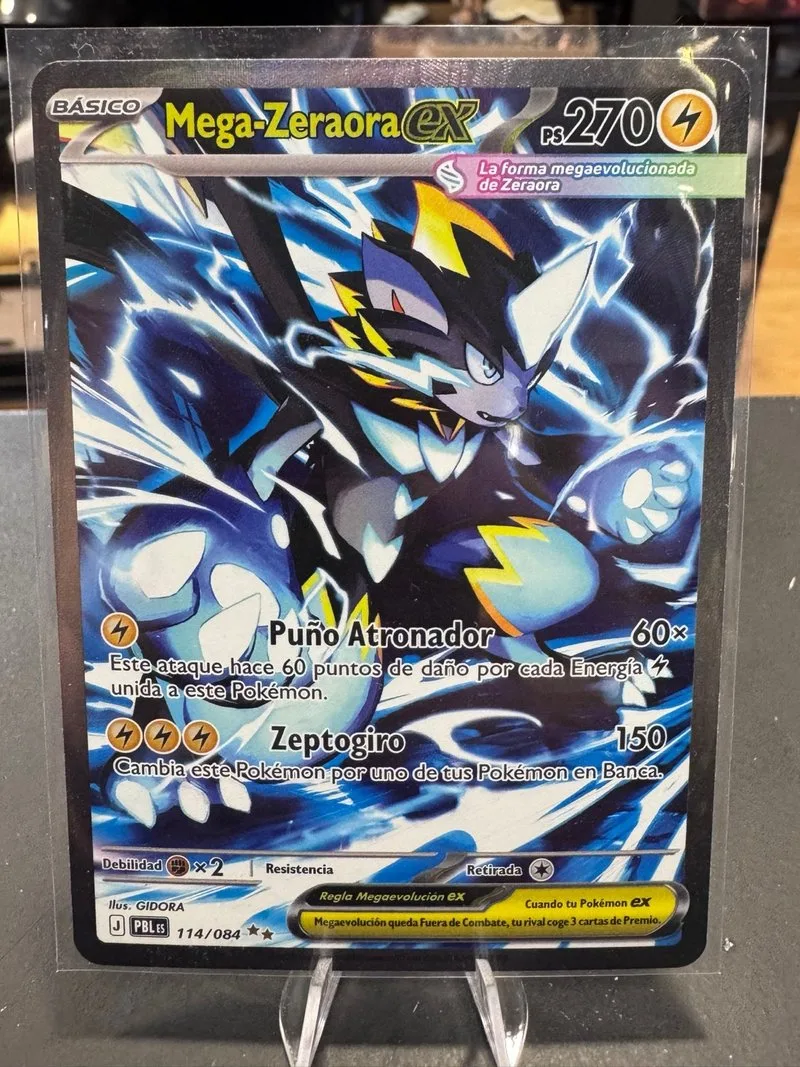 Mega Zeraora EX Rara #114/084 Ilustración Especial