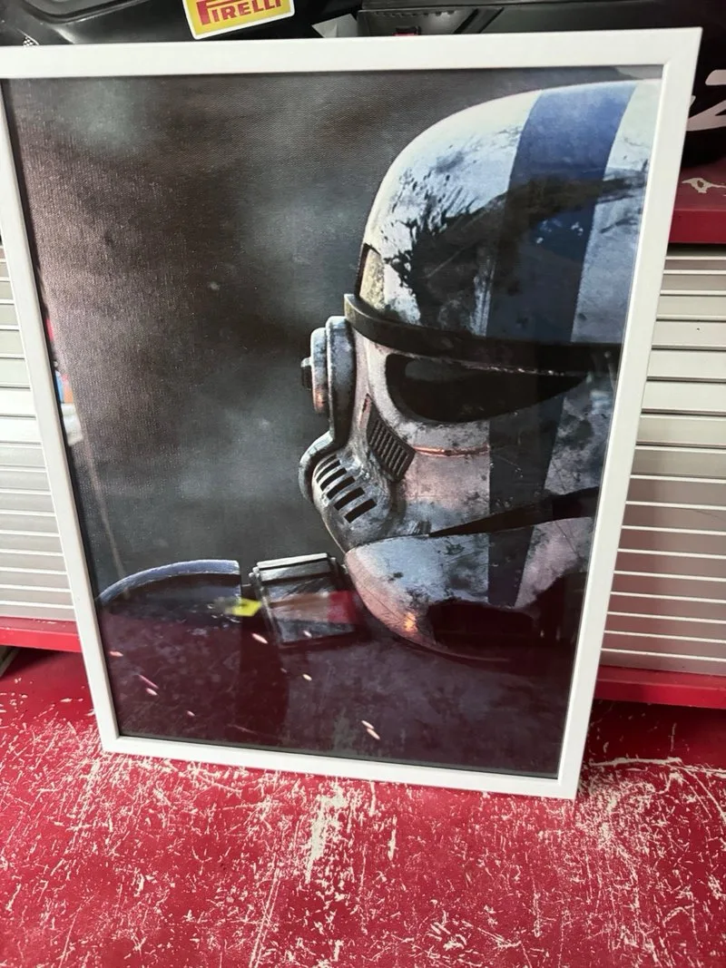 Star Wars Soldado de asalto clone enmarcado