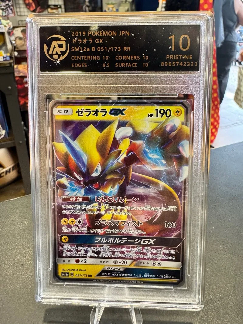 Carta Pokémon Zeraora GX Japonesa Grado 10