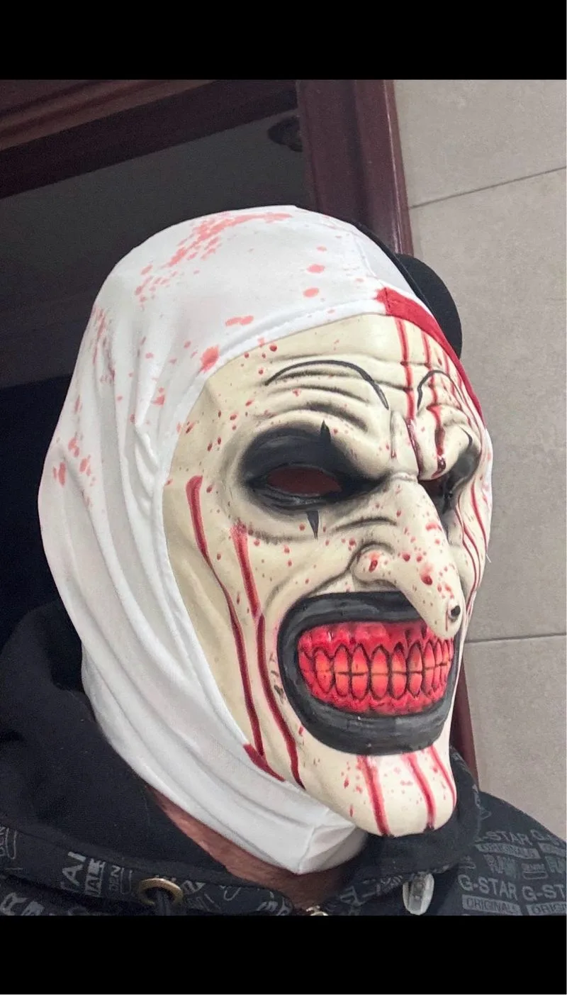 Máscara Art the Clown Terrifier Payaso Terror
