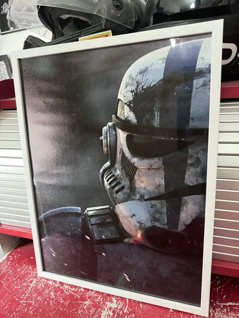 Star Wars Soldado de asalto clone enmarcado