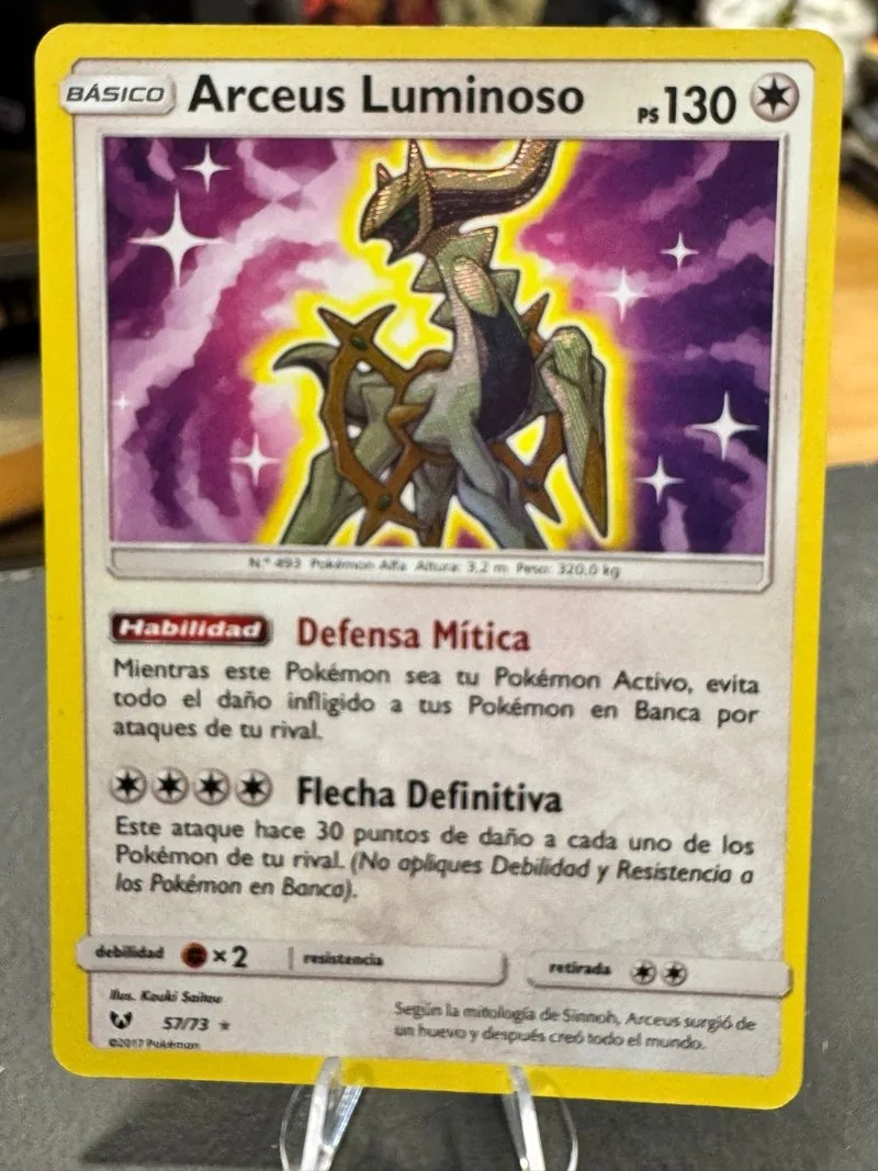 Arceus Luminoso 57/73 Pokémon España
