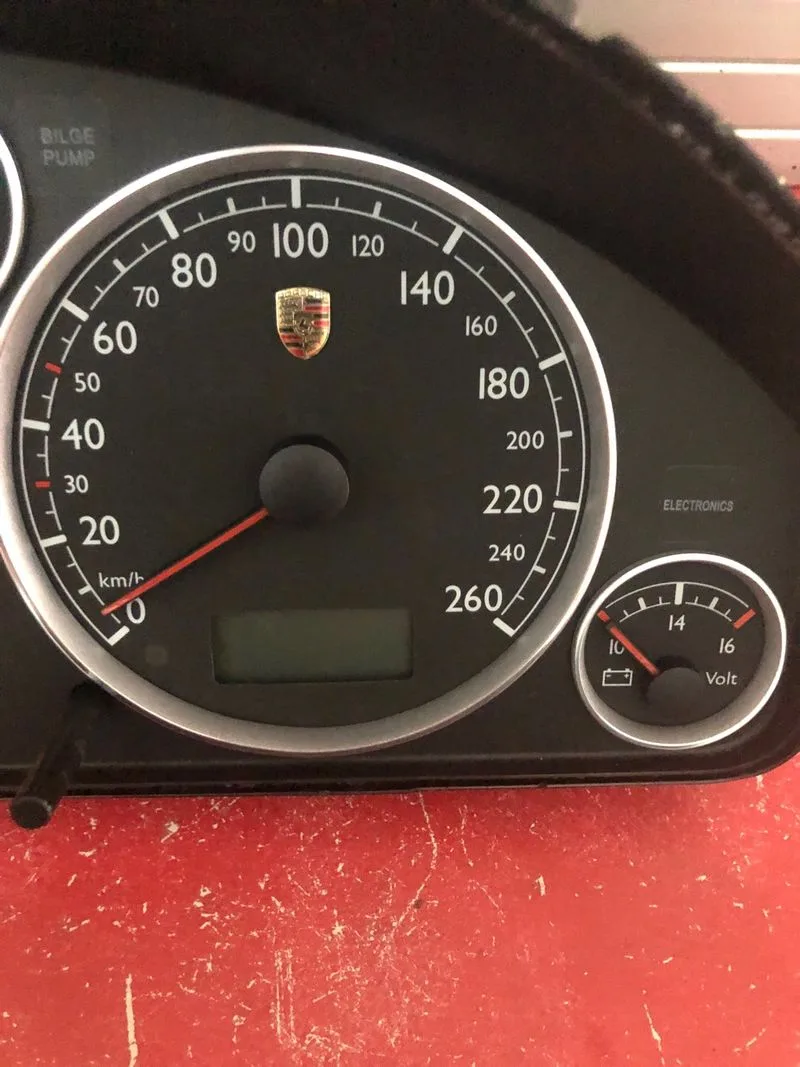 Panel velocímetro tematizado Porsche turbo