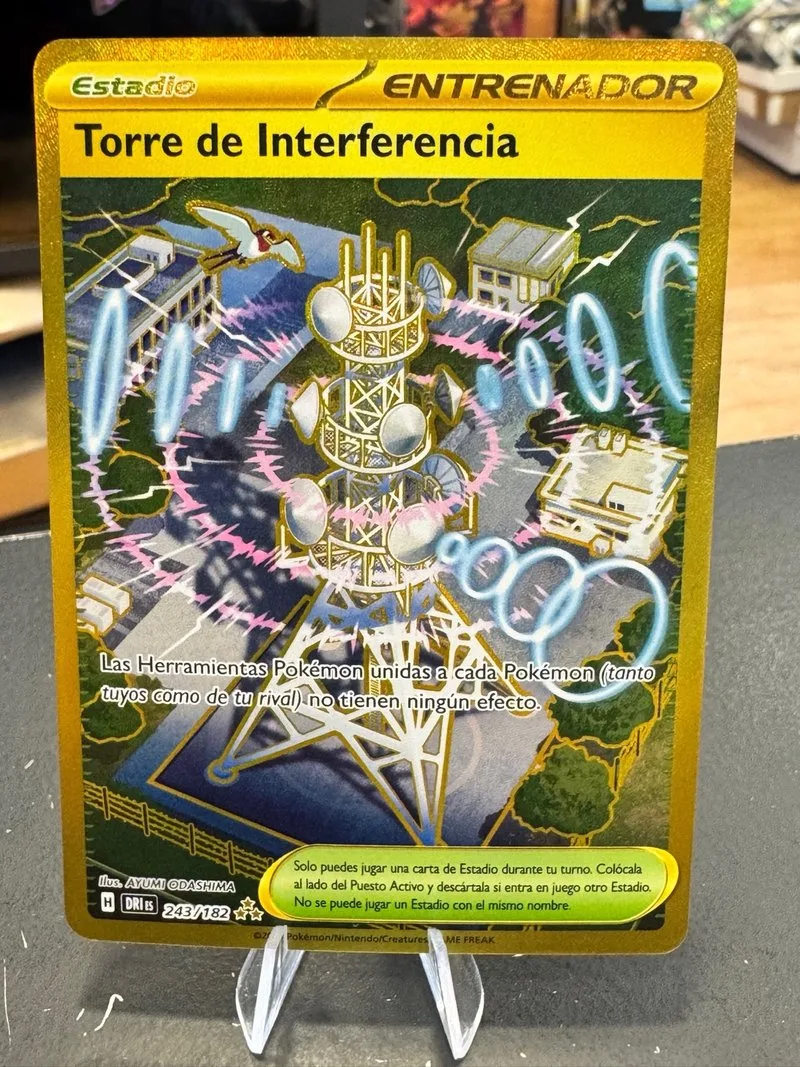 Torre de Interferencia Dorada 243/182 Entrenador