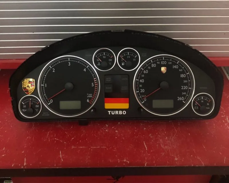 Panel velocímetro tematizado Porsche turbo