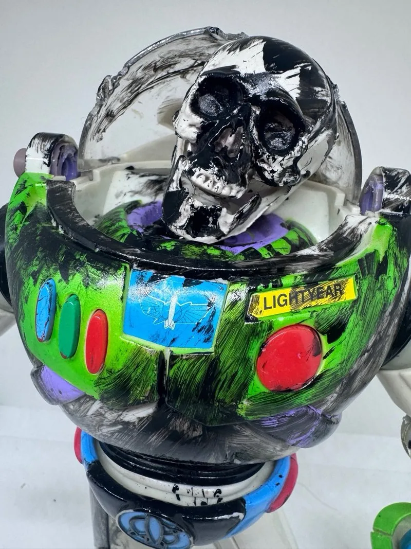 Dead / Burned Buzz Lightyear muerto Hecho a Mano