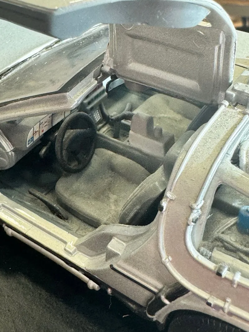 Coche Delorean Regreso al Futuro Welly 1:24