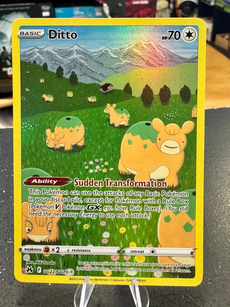 Carta Pokémon Ditto GG22/GG70 (Inglés)