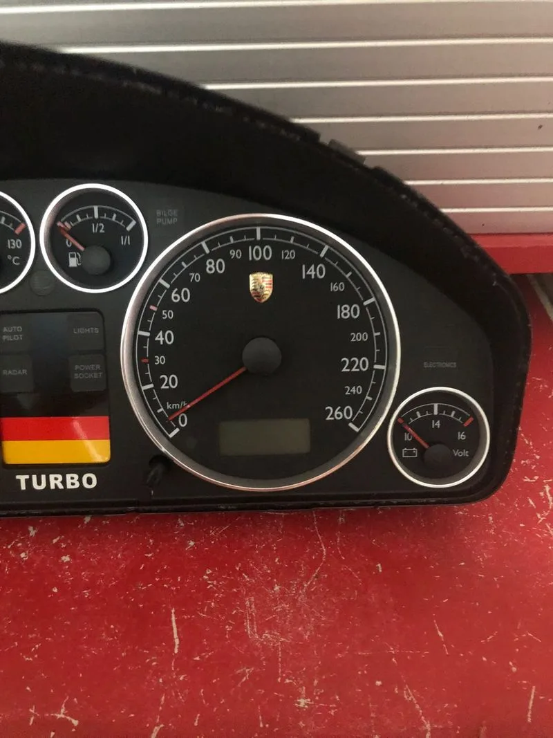 Panel velocímetro tematizado Porsche turbo