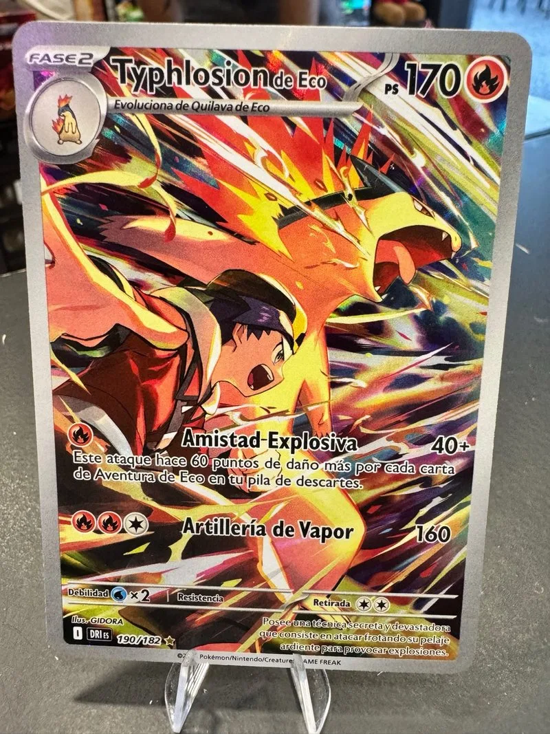 Typhlosion de Eco 190/182 Carta Pokémon Esp