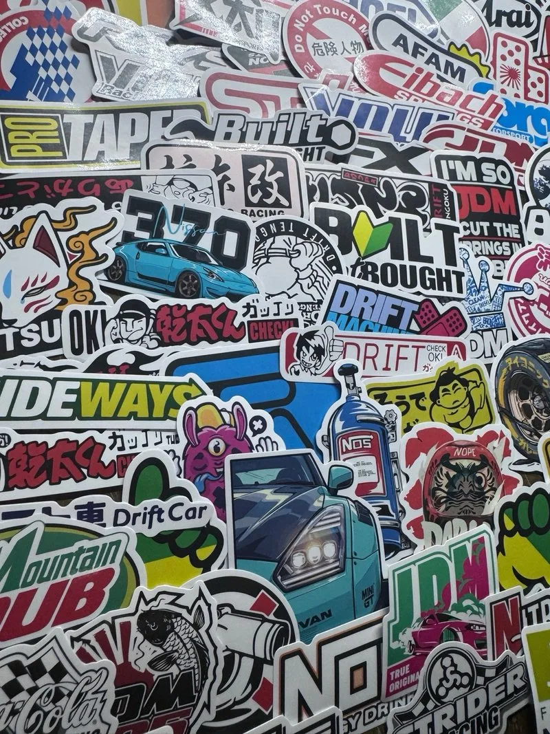 124 Pegatinas JDM Racing Coches y Motos