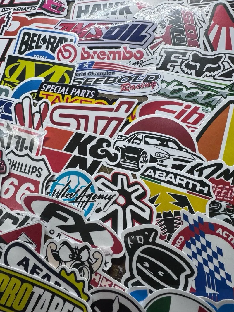 120 Pegatinas estilo Racing para Coches y Motos