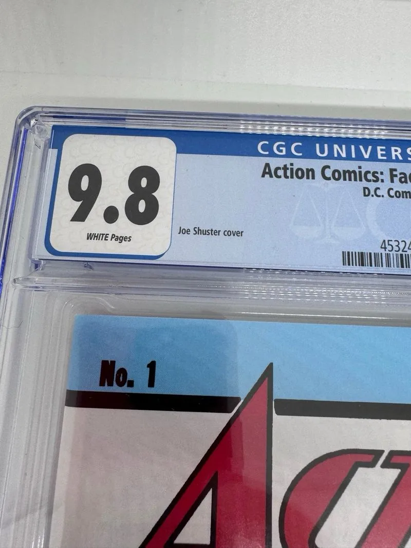 Action Comic #1 CGC Facsimile Edition grado 9.8