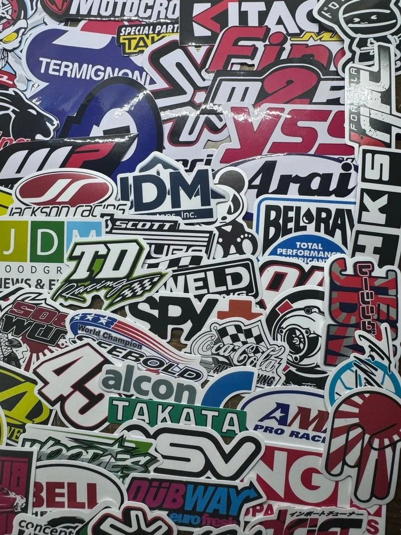 120 Pegatinas Racing Coches y Motos