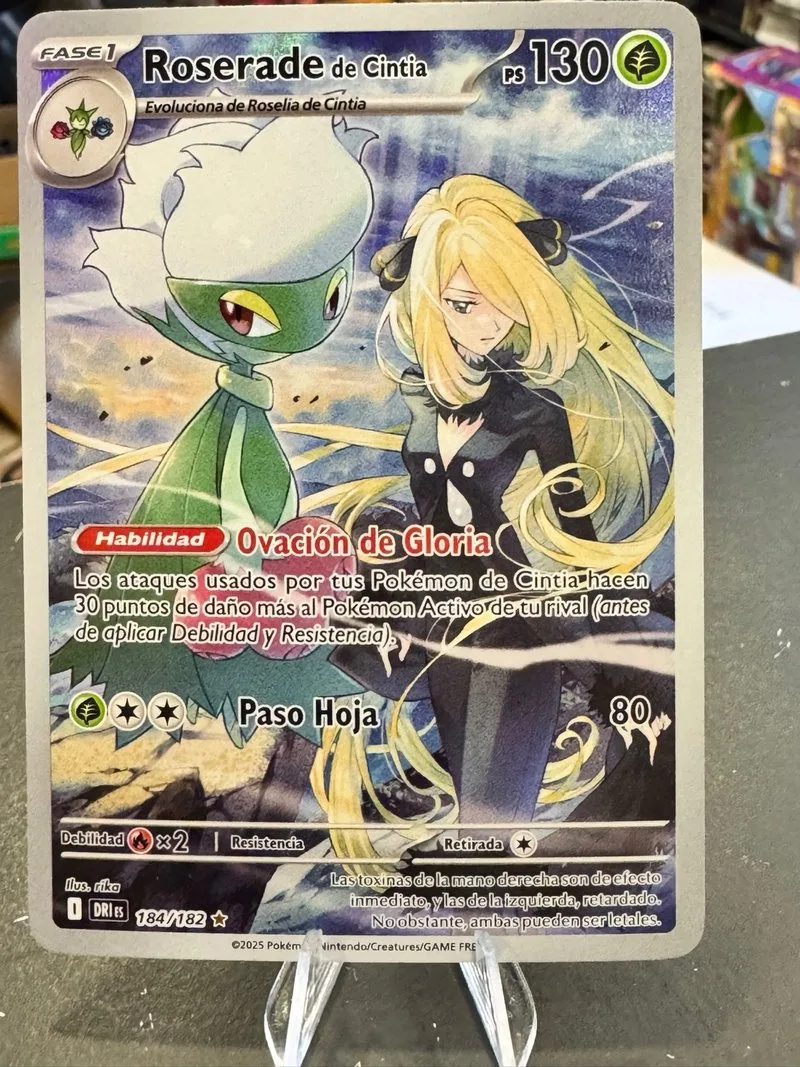 Roserade de Cintia 184/182 Pokémon Esp