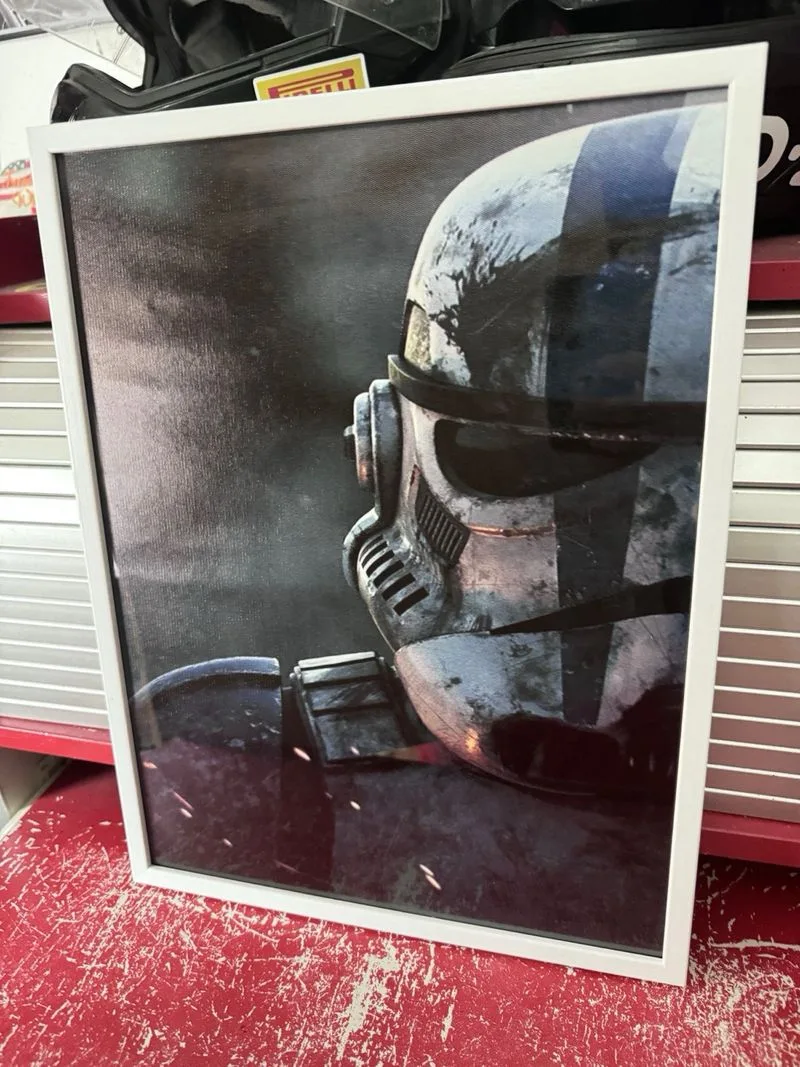 Star Wars Soldado de asalto clone enmarcado
