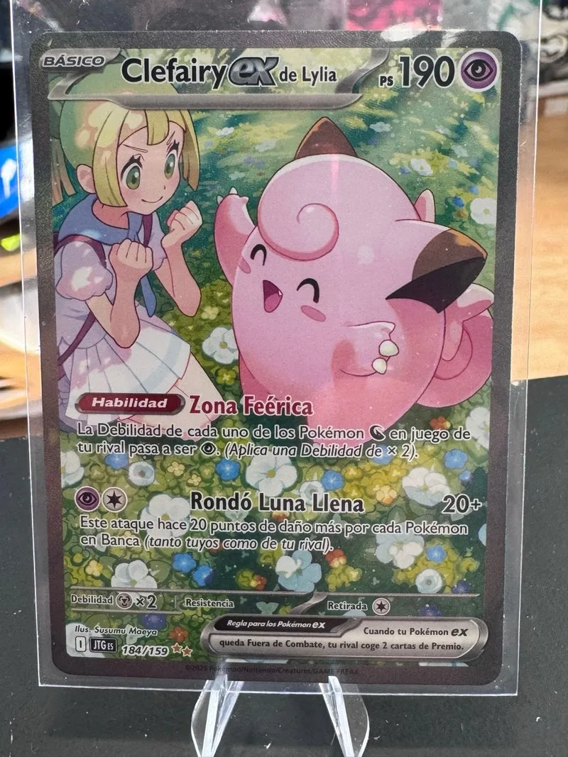 Clefairy EX de Lylia 184/159 Pokémon Esp