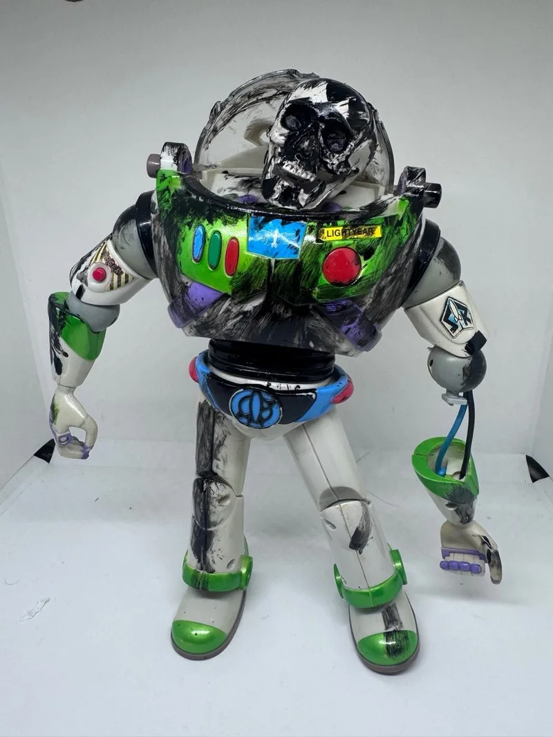Dead / Burned Buzz Lightyear muerto Hecho a Mano