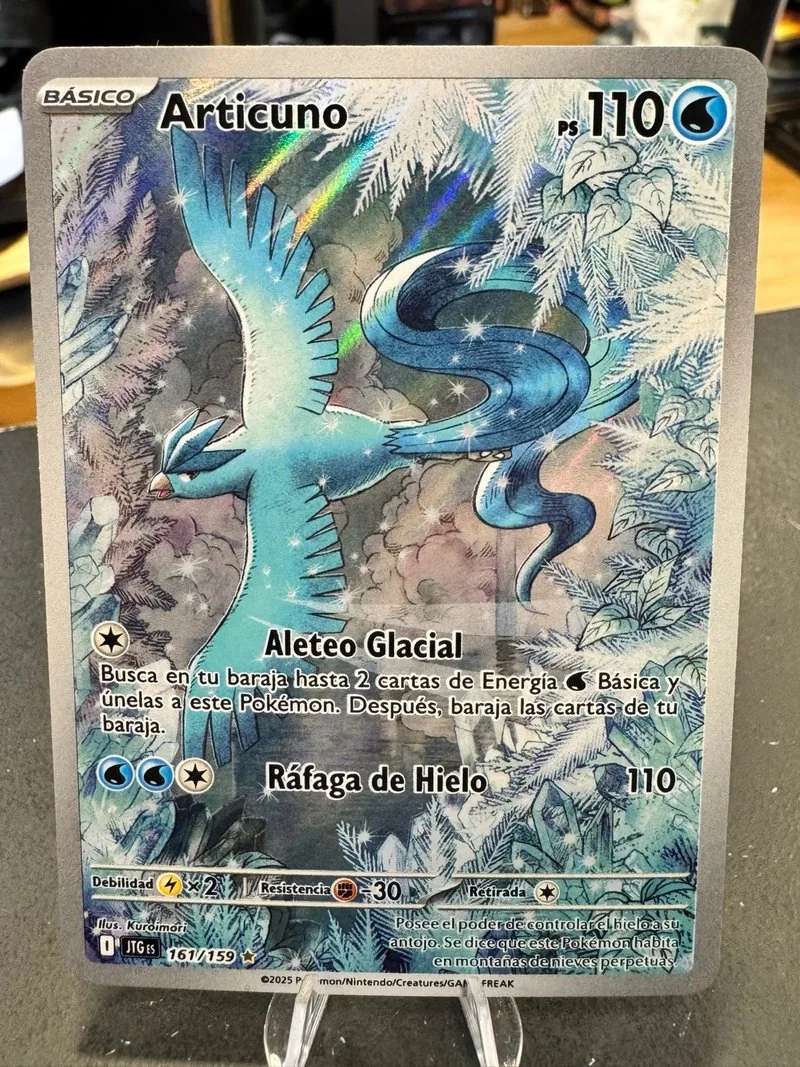 Articuno 161/159 Pokémon Carta Española