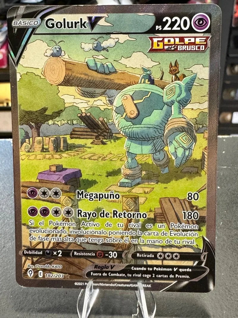 Golurk V 182/203 Kato Pokemon España
