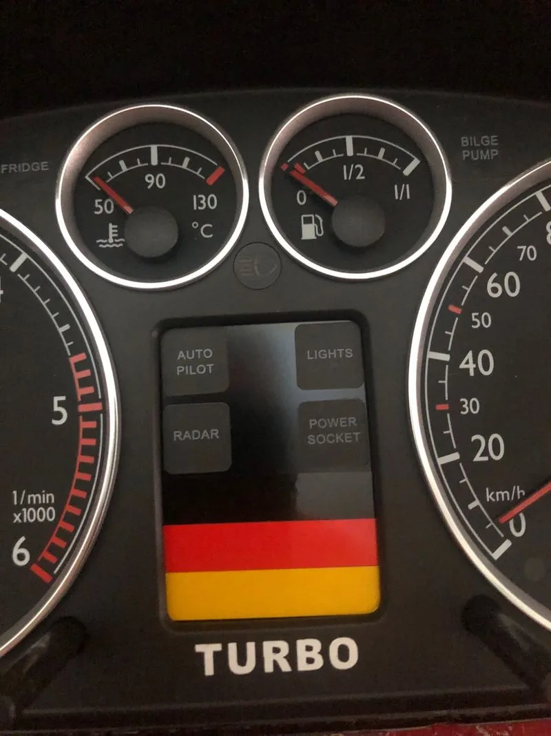 Panel velocímetro tematizado Porsche turbo