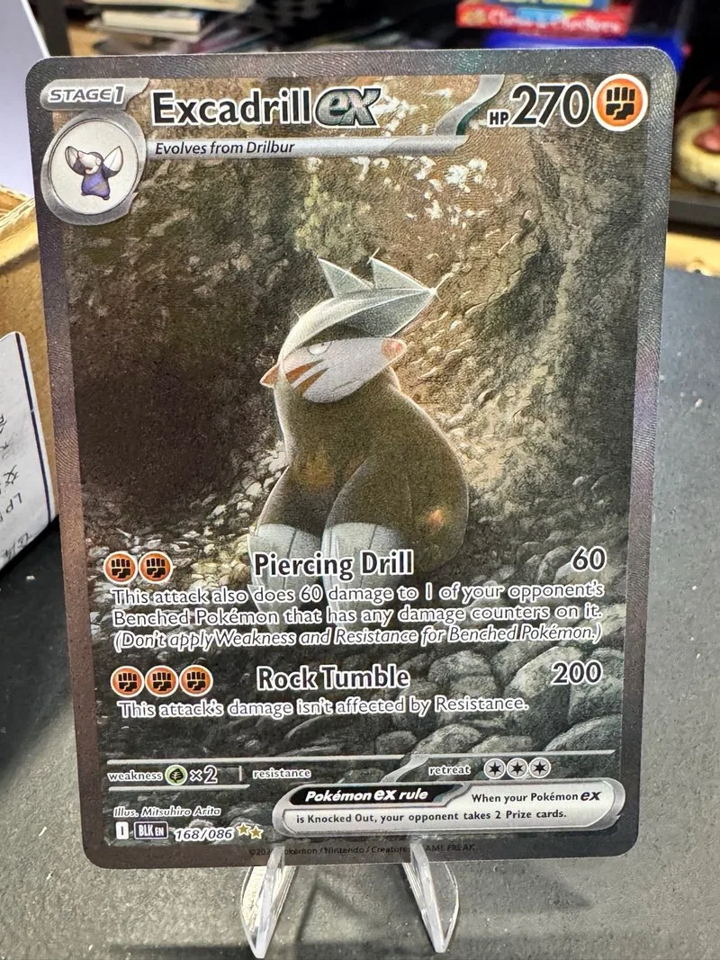 Carta Pokémon Excadrill EX 168/086 🇪🇸