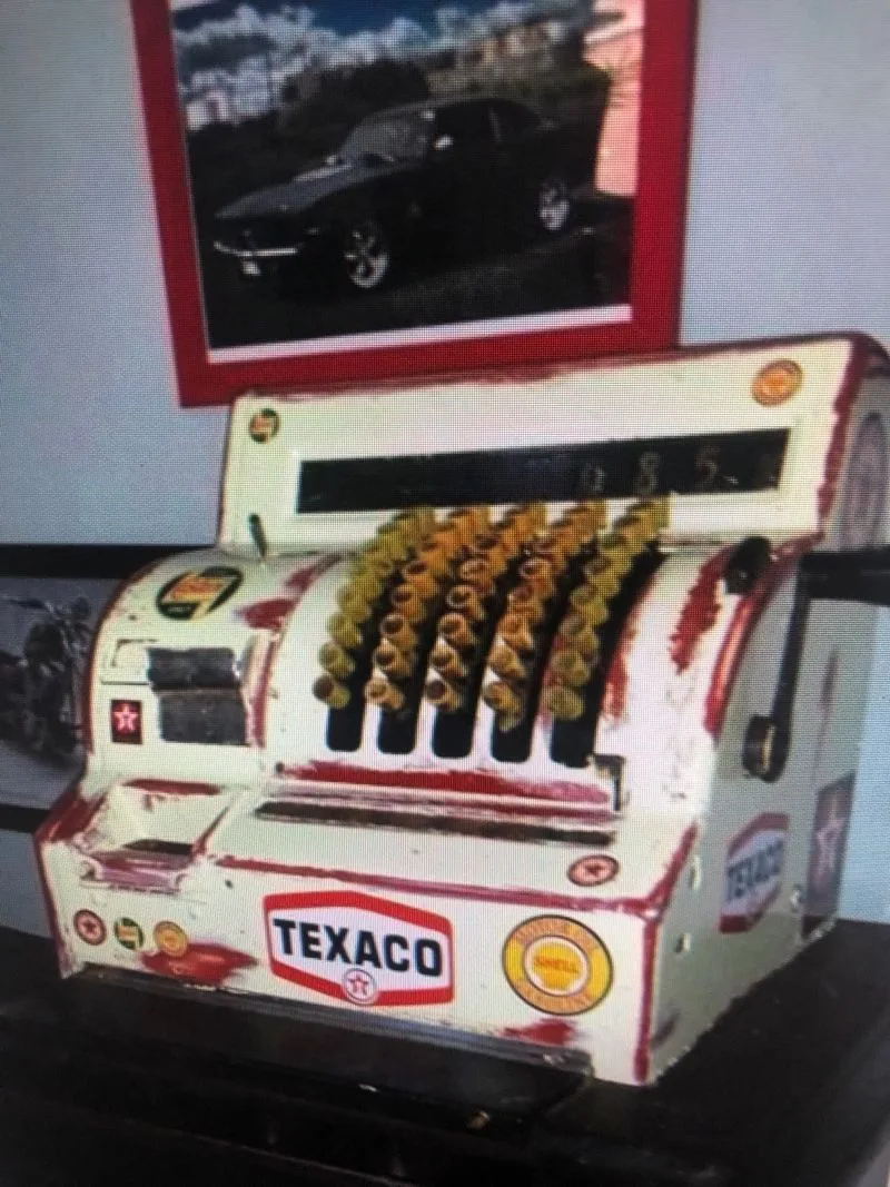 Caja registradora tuneada mundo del motor texaco