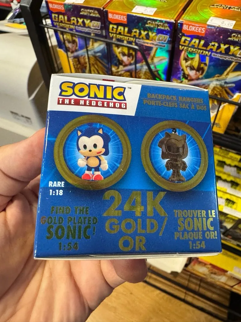 Colgante Sonic para mochilas modelos aleatorios