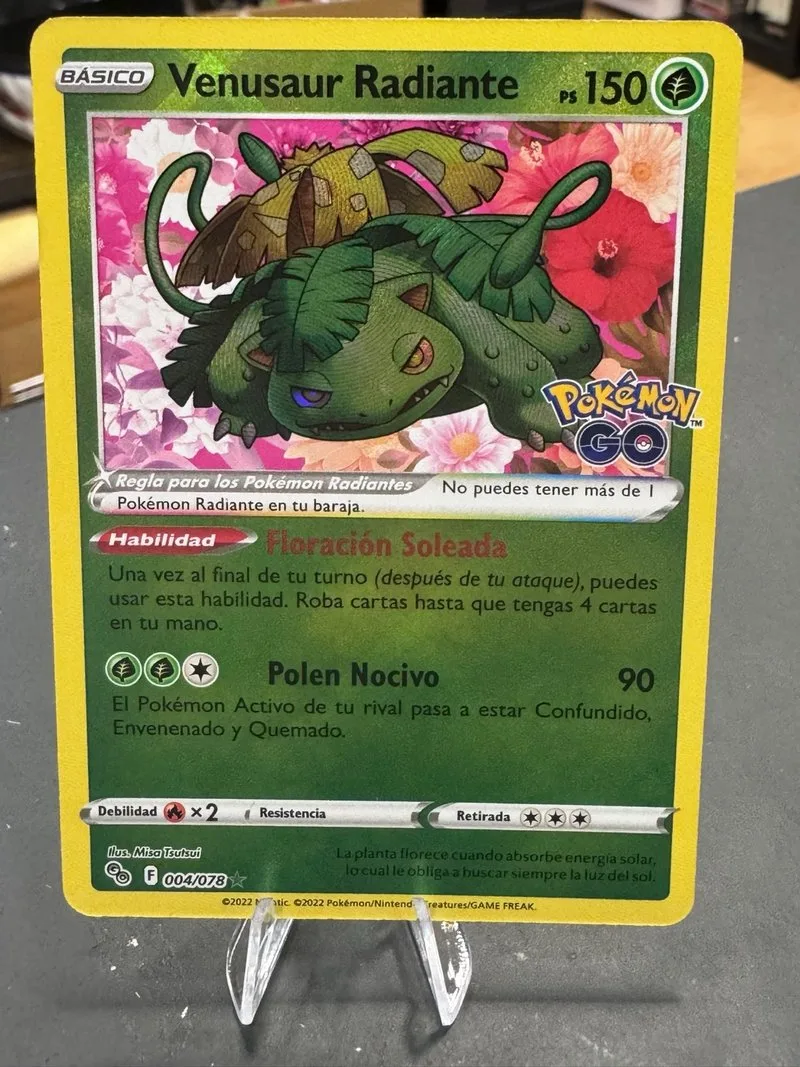 Venusaur Radiante Pokémon GO 004/078