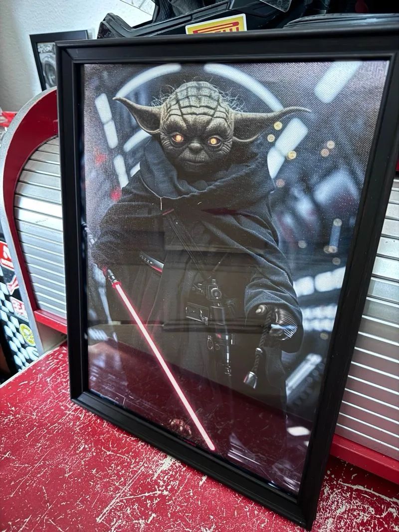 Star Wars Maestro Yoda Art Work lienzo