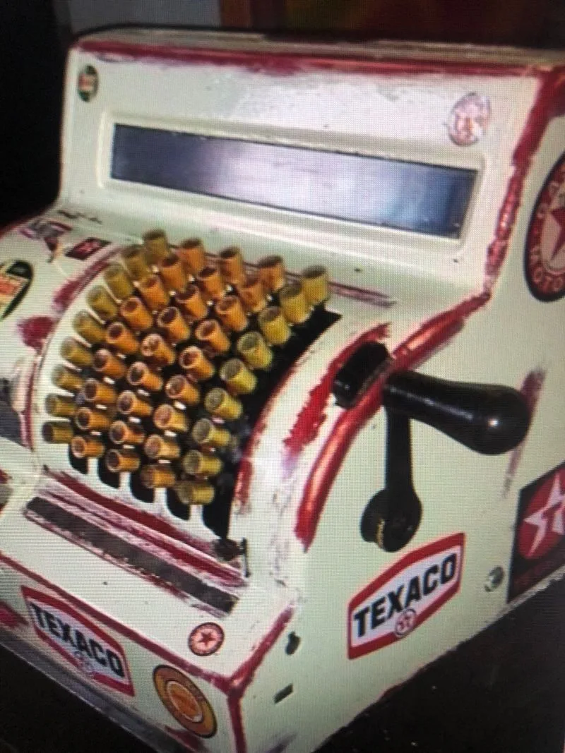 Caja registradora tuneada mundo del motor texaco