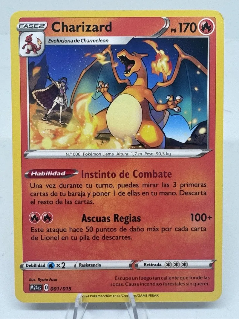 Charizard Fase 2 Pokemon McDonald 2024 Esp