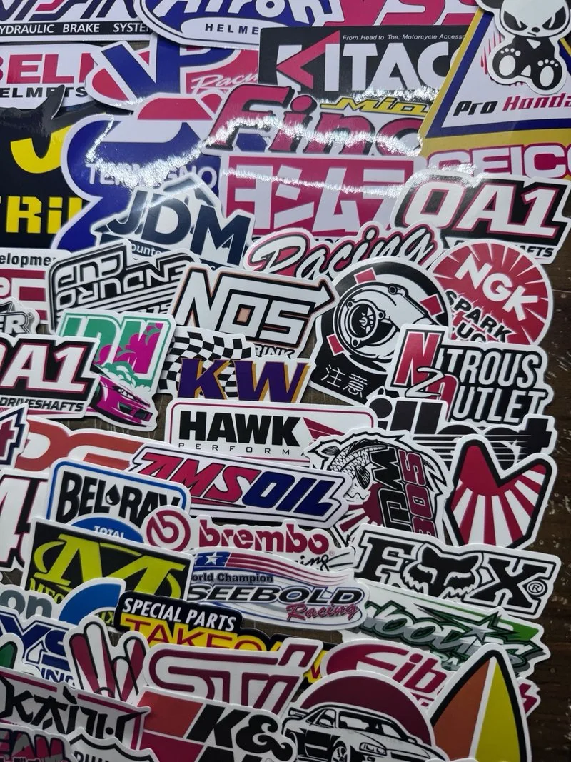 120 Pegatinas estilo Racing para Coches y Motos