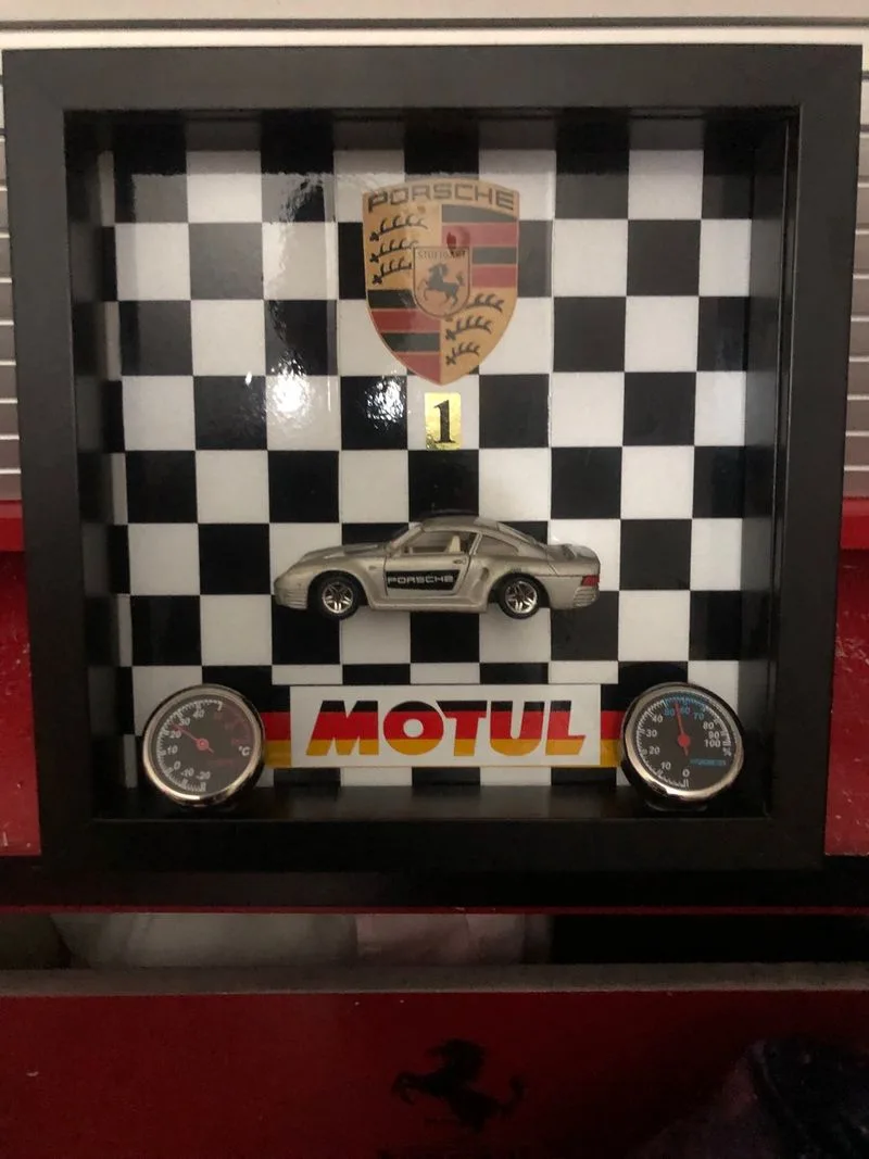 Cuadro creatividad Porsche 956 termometro