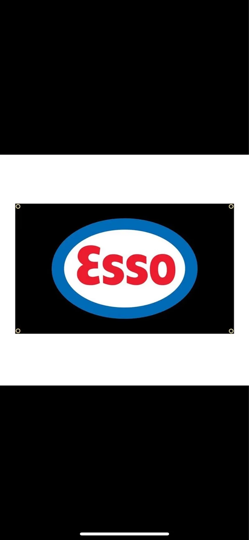 Bandera logo Publicidad Esso de 150x90