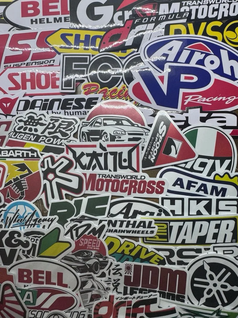 124 Pegatinas Racing Coches y Motos