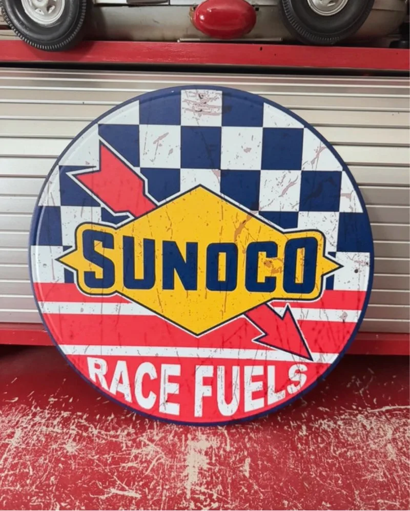 Chapa Metálica Sunoco Race Fuels