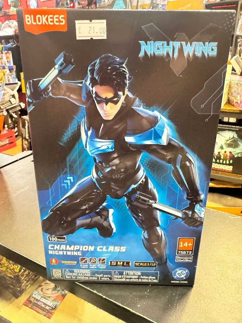 Figura Blokees Nightwing Champion Class 100 Piezas