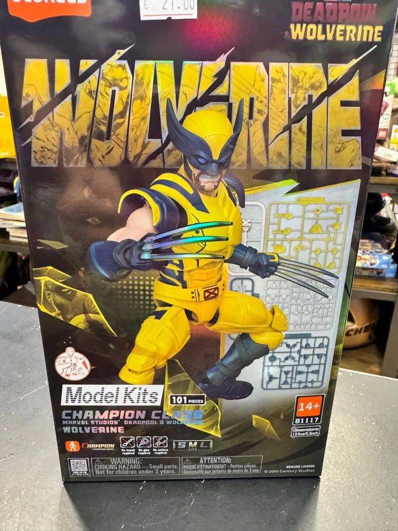 Figura Construcción Wolverine 101 Piezas