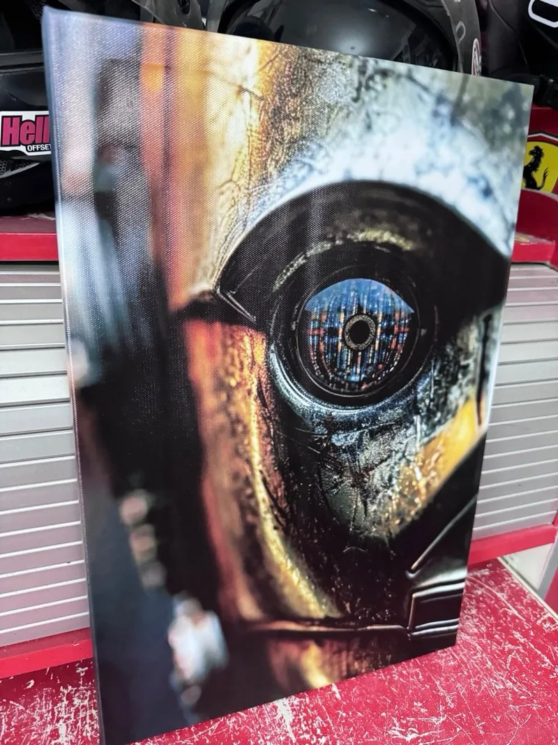 Lienzo Canvas Star Wars C-3PO marco de madera