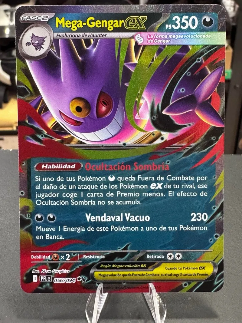 Mega Gengar EX 056/094 Pokemon Esp
