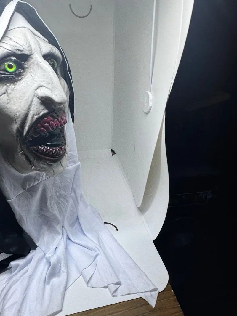Máscara Latex Monja Terror Halloween