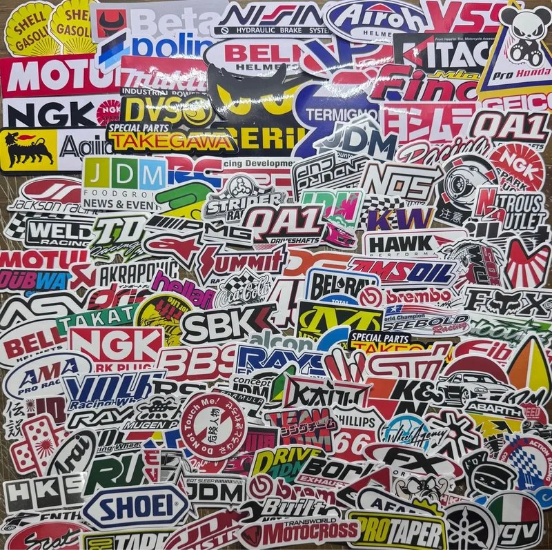 120 Pegatinas estilo Racing para Coches y Motos