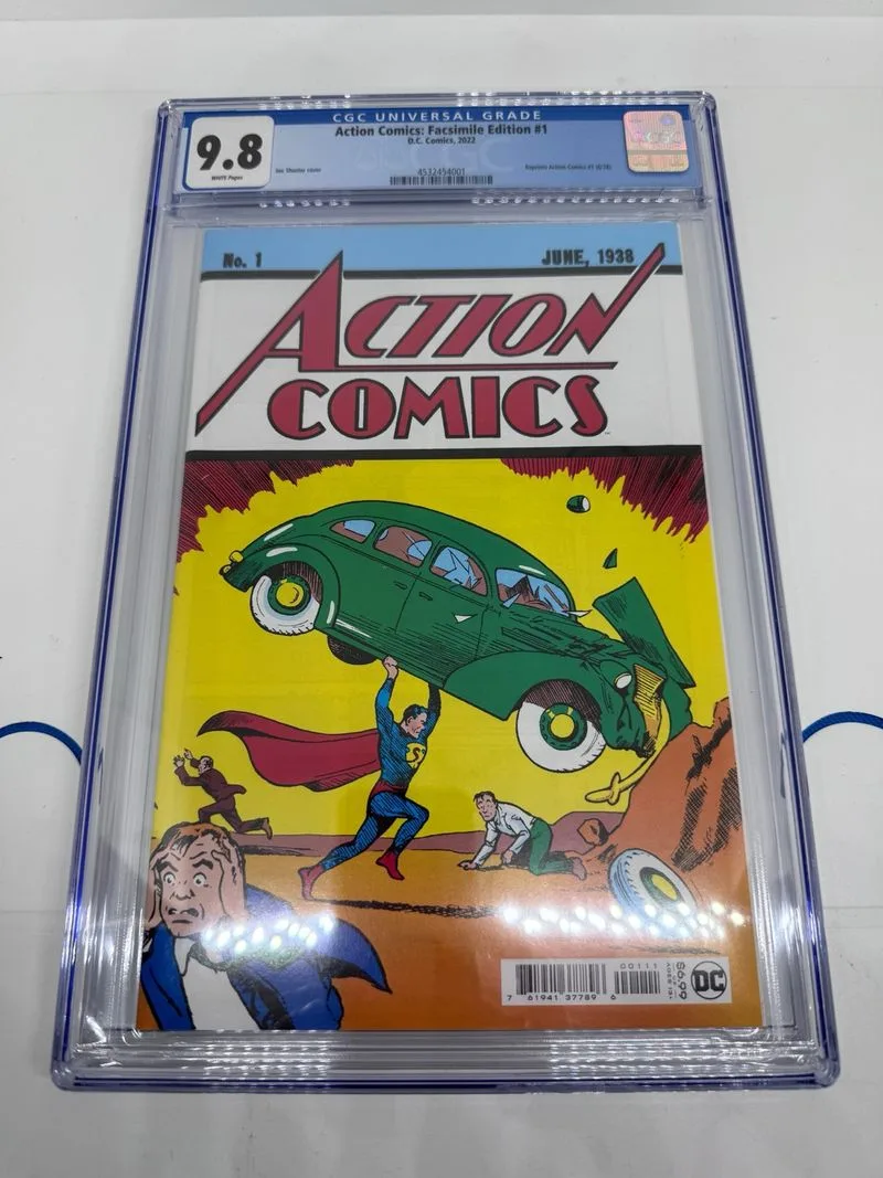Action Comic #1 CGC Facsimile Edition grado 9.8