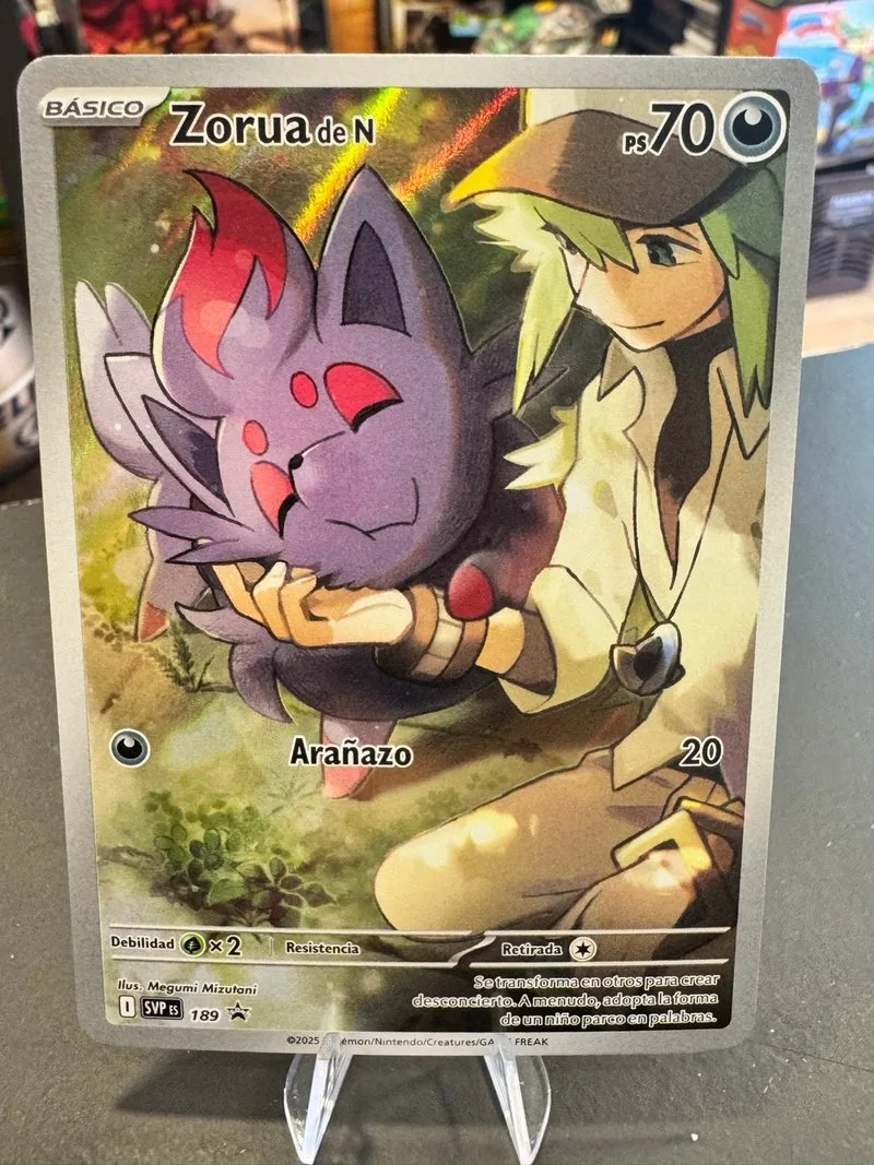 Zorua de N 189 Promo Pokemon Carta