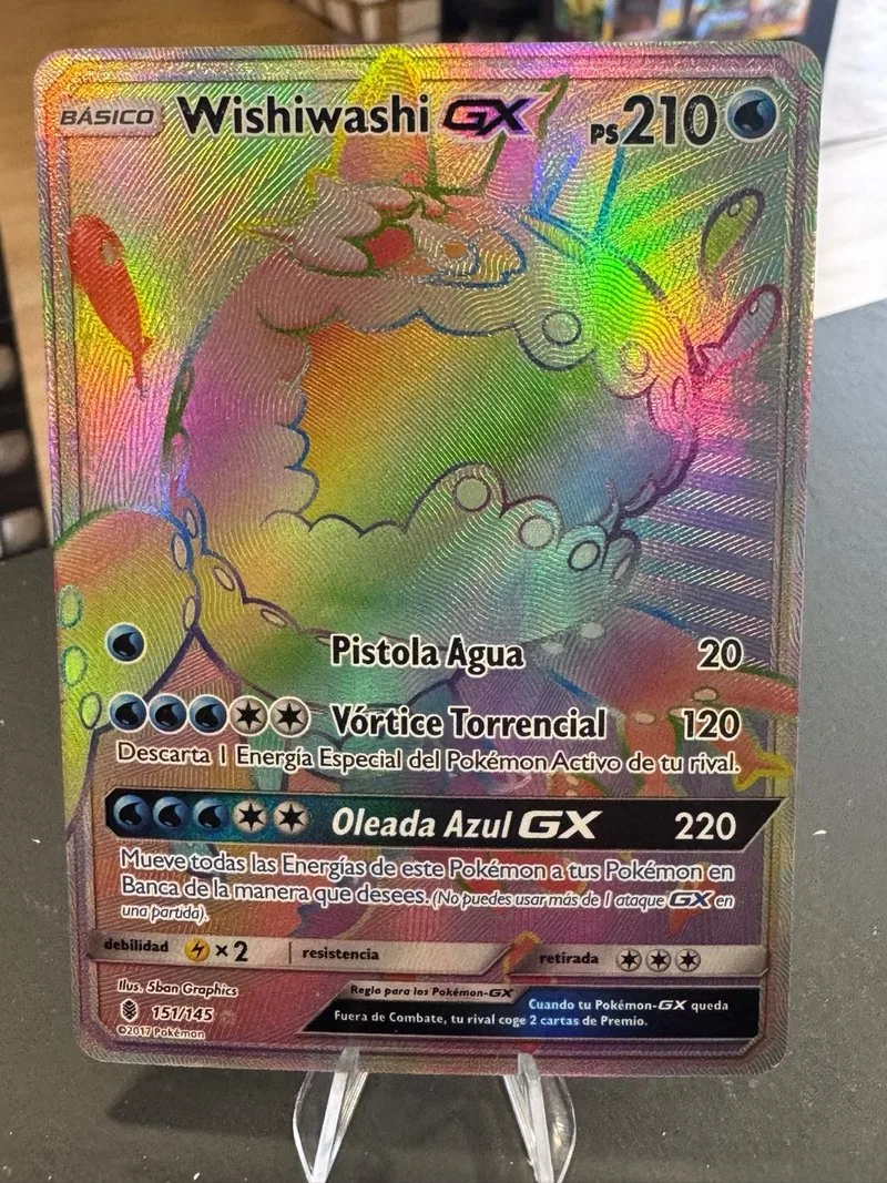 Wishiwashi GX 151/145 Pokémon Esp