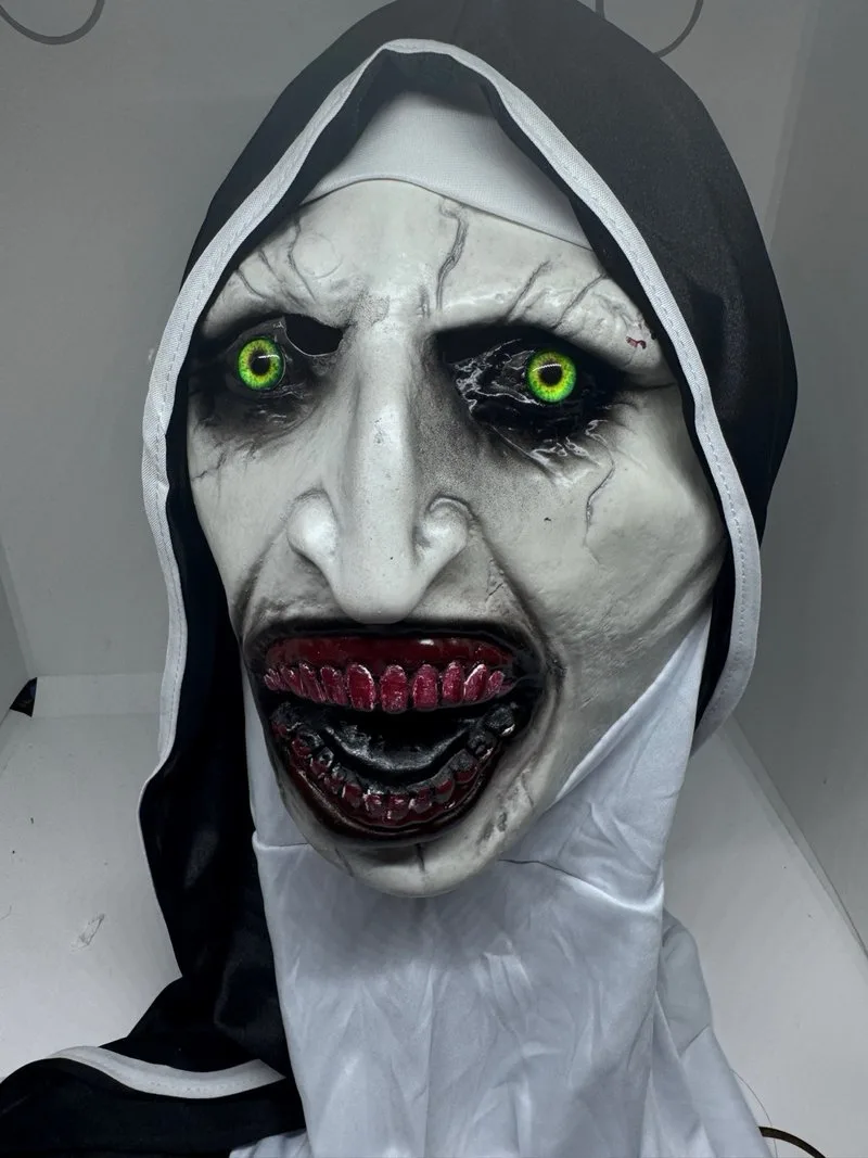 Máscara Latex Monja Terror Halloween
