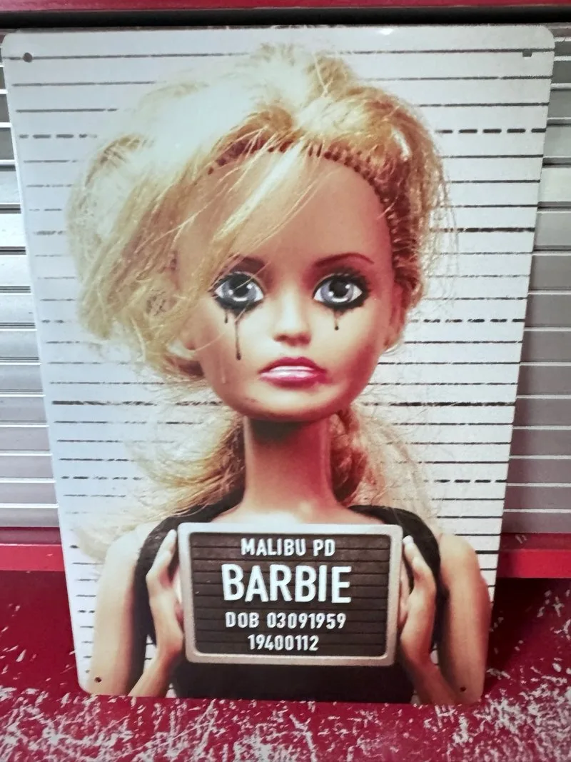 Cartel Metal Barbie Malibu Humor